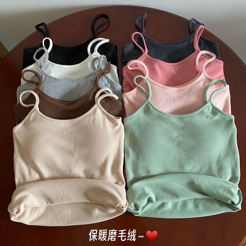 Edise - Effen gewatteerde gebreide crop top