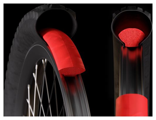 Mousse Anti-Pincement Technomousse Red Poison Evo 29'' Rouge
