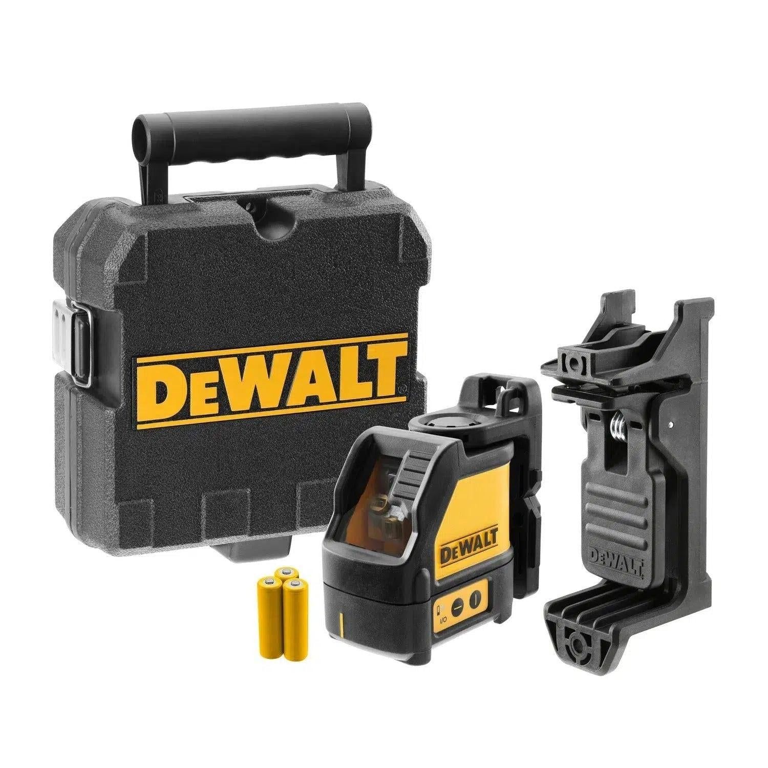 DeWALT DW088K Zelfnivellerende Kruislijnlaser - 2 Stralen - Rood
