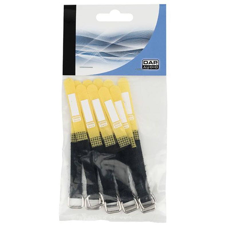 DAP Snap Fastener 10x120 kabelbinder geel 10 stuks