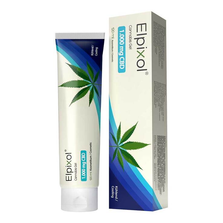 Cannabis Gel 1000 mg Cbd Kühl Gel Elpixol, 120 ml
