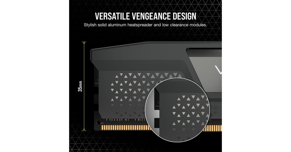 Corsair32 GB DDR5-6000 (2x 16 GB) Kit werkgeheugen  (Grijs, CMK32GX5M2B6000Z30, Vengeance, EXPO)