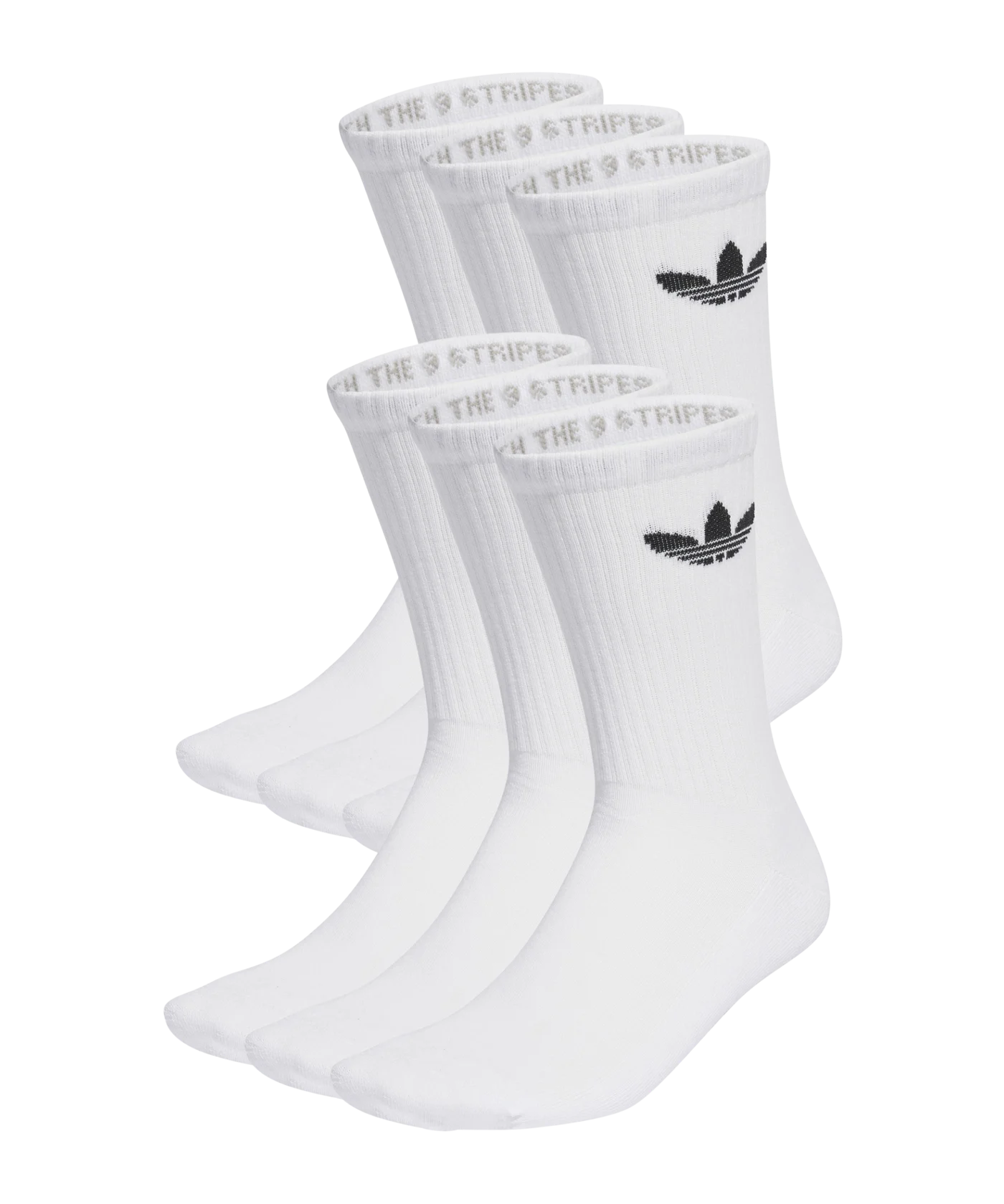 adidas Originals Crew Socken 6er Pack Weiss