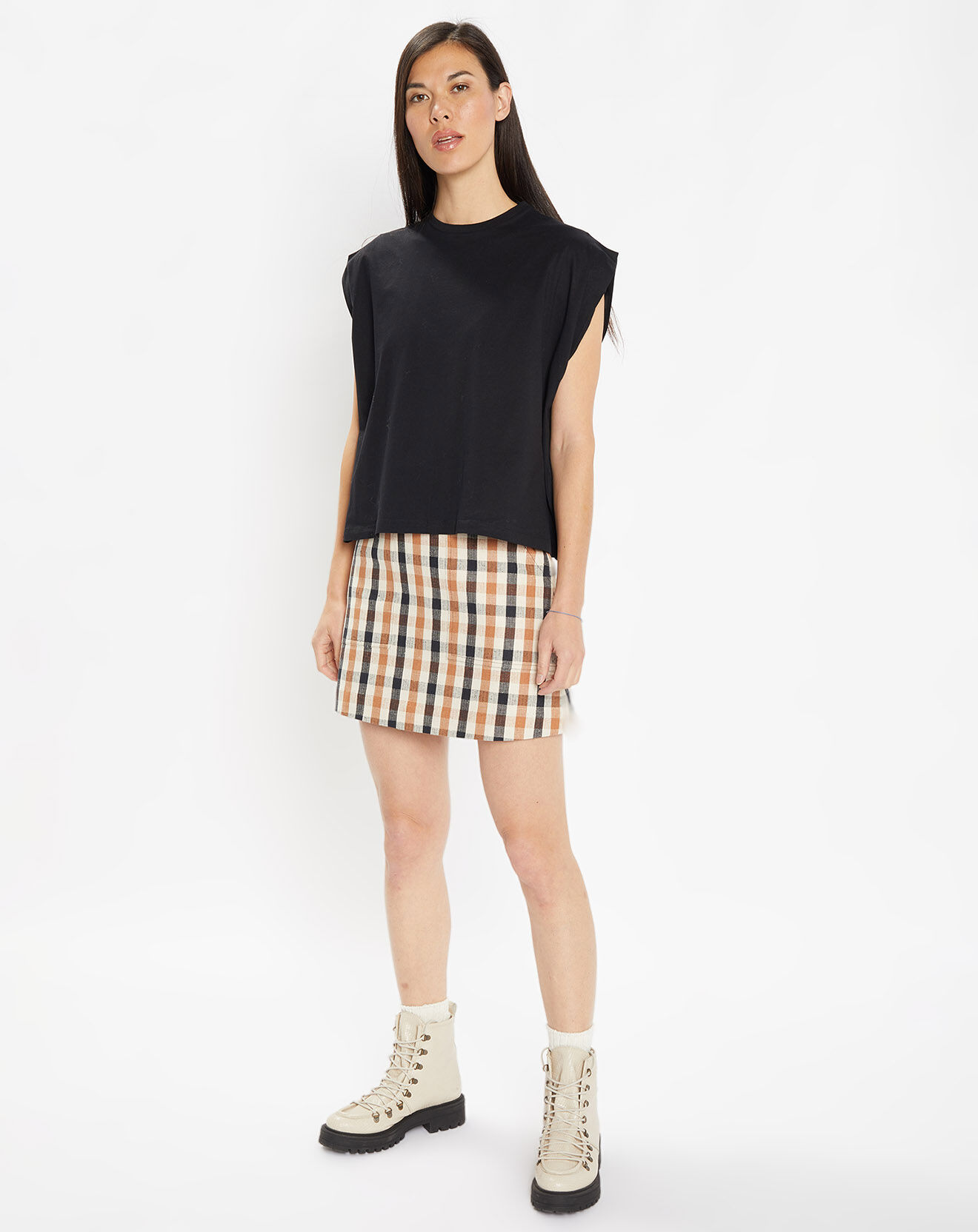 Galeries Lafayette T-Shirt en Coton Oeko-Tex® Bettina noir