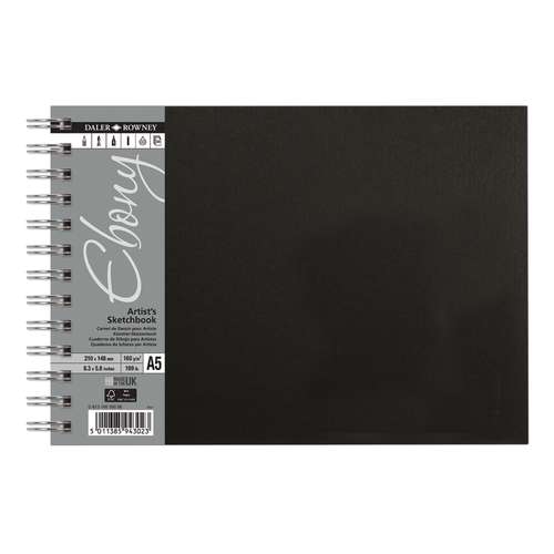 DALER-ROWNEY Skizzenbuch Ebony