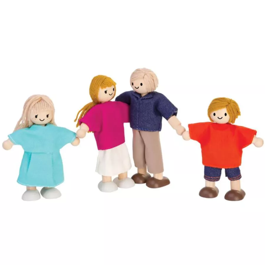 PlanToys Puppenfamilie Europa