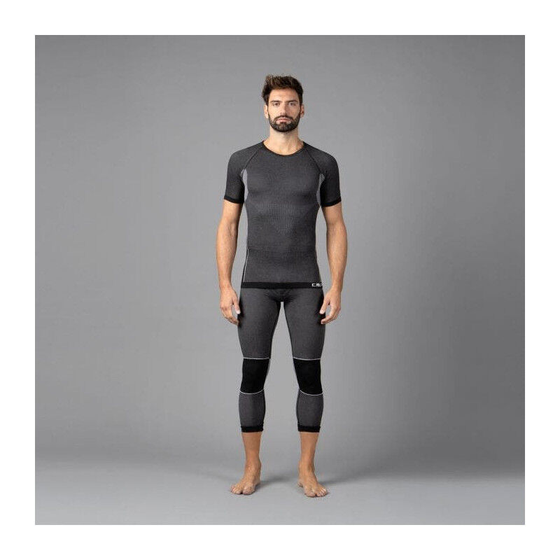Men's seamless 3/4-length thermal pants - Collant thermique homme