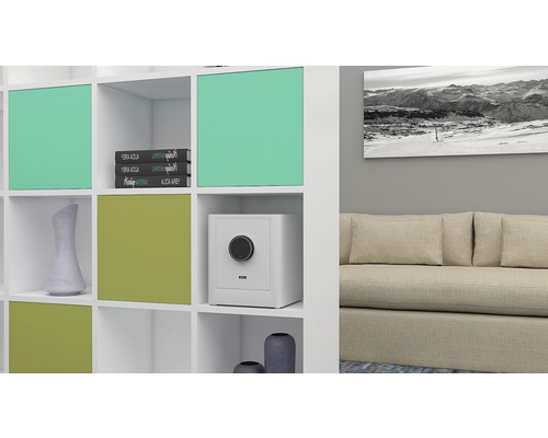 Basi mySafe Premium 450 witte meubelkluis met elektronisch slot en vingerafdrukscanner