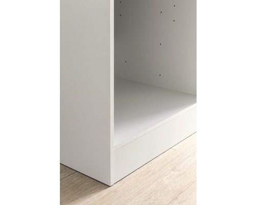 Held Furniture keukenblok zonder apparatuur Milan 310 cm wit hoogglans gedemonteerd omkeerbaar model 571.1.6210