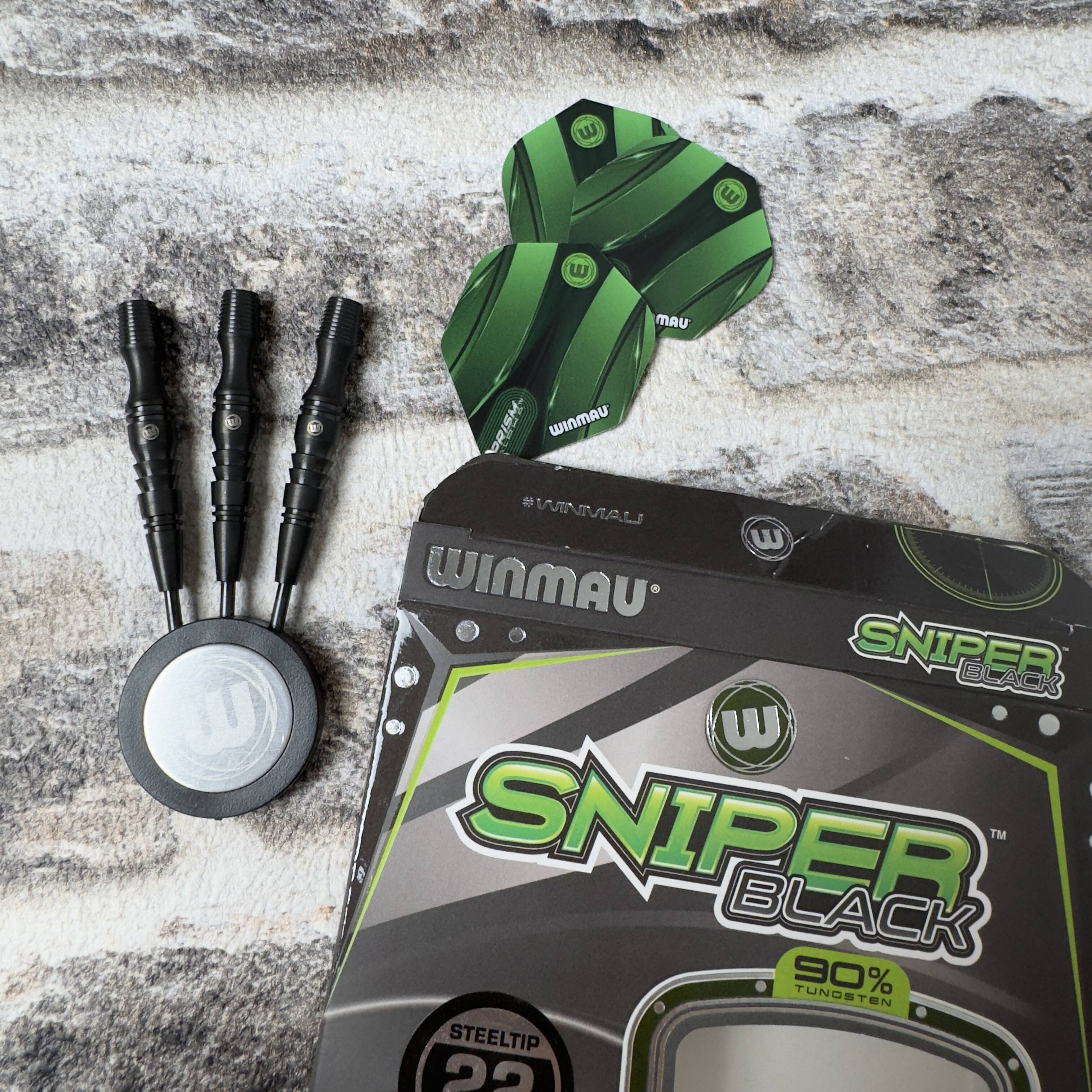Winmau - Sniper Black - Steeldart
