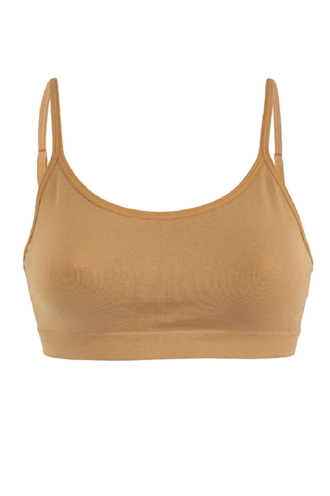 Soft basic Soffi Bra top narrow strap 2 pak nude