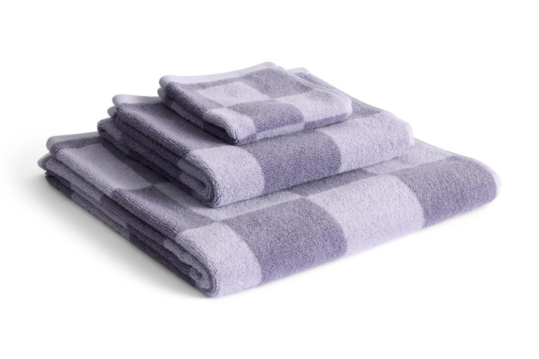 Hay Check washand Lavender