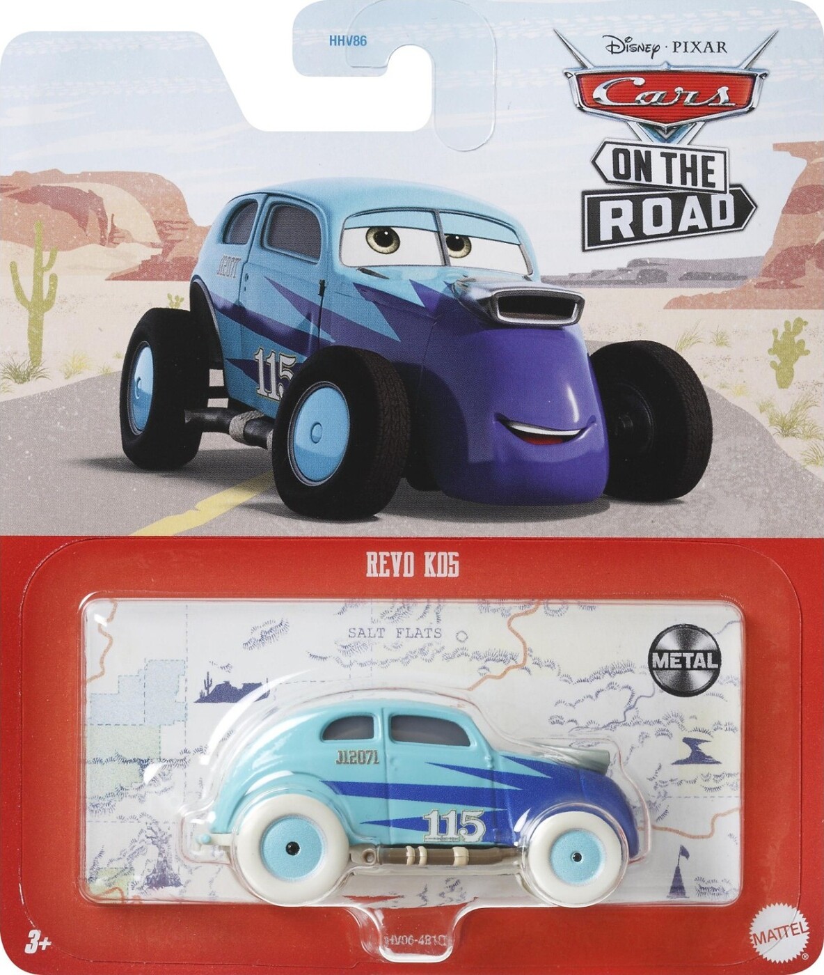 Disney Cars Bil - Revo Kos - Metal - 1:55