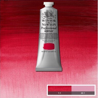 Winsor & Newton - Akrylmaling - Permanent Alizarin Crimson 60 ML