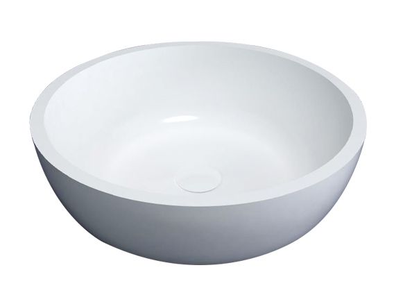 Best Design New Stone Astoria opbouw waskom 42cm glans wit
