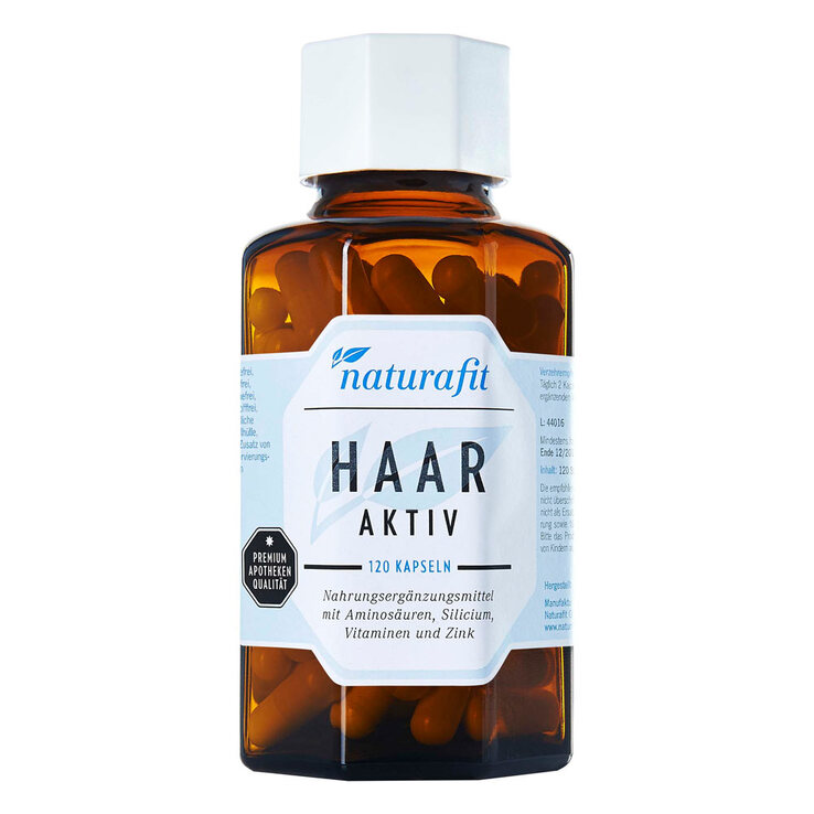 Naturafit Haar Aktiv Kapseln, 120 St