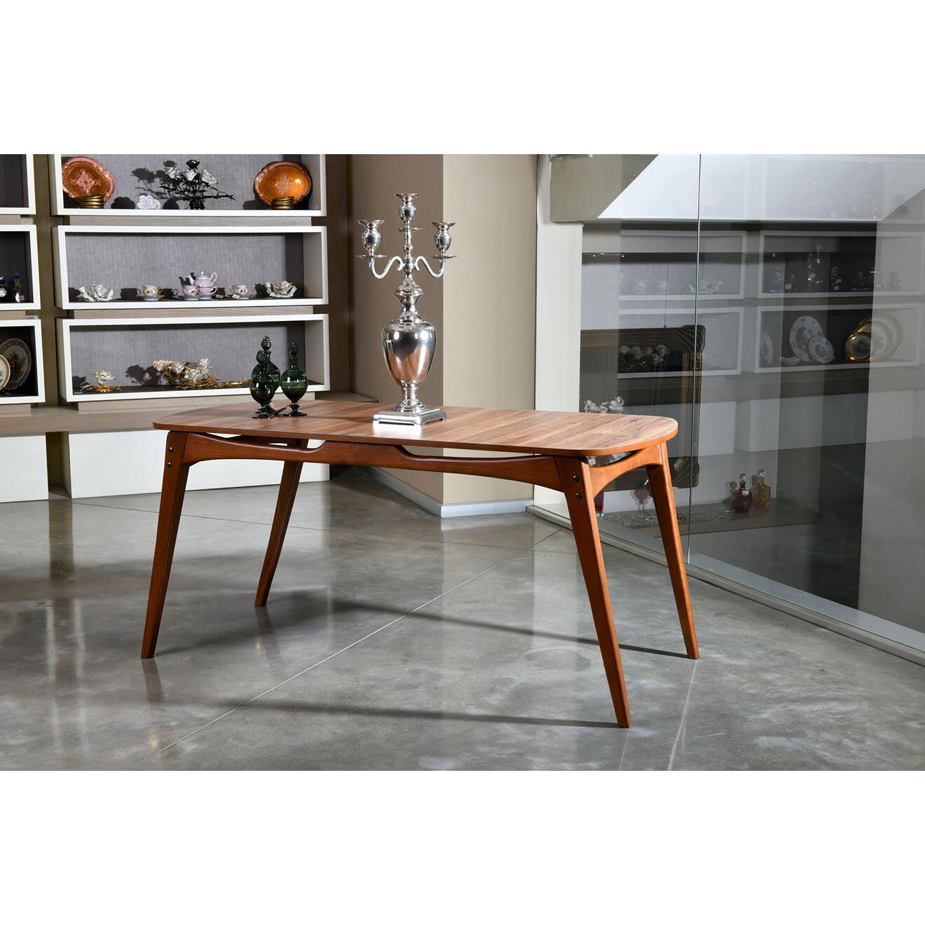 Wooden Art Table touch beige - 160x75x80 cm