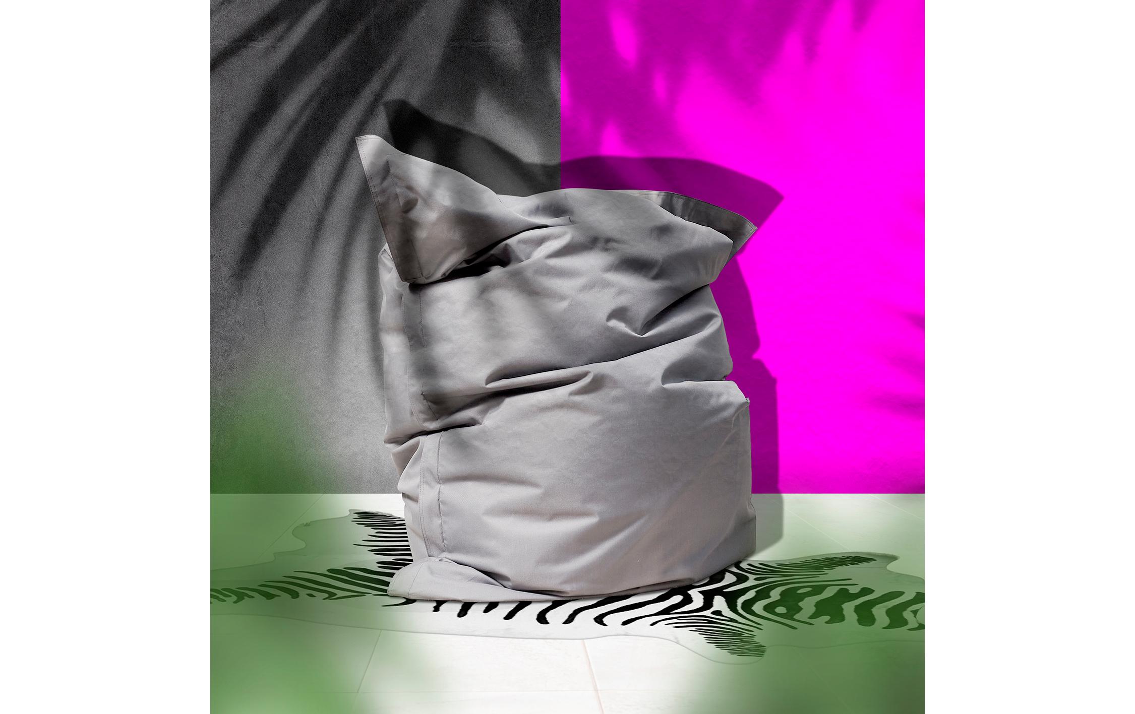 Sitzsack Classic XXL 380 L, Hellgrau<br>Sitzsack für innen und aussen