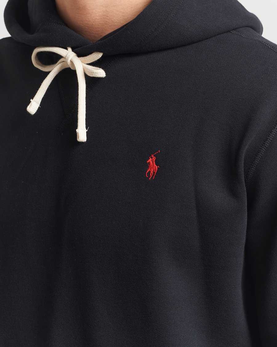Polo Ralph Lauren RL Fleece Hoodie Polo Black