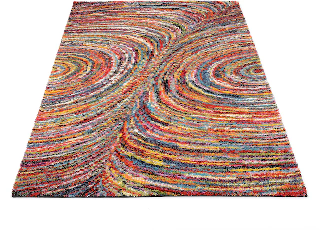 OCI DIE TEPPICHMARKE Hochflor-Teppich »Sixteen Face« rechteckig 25 mm Höhe Wohnzimmer