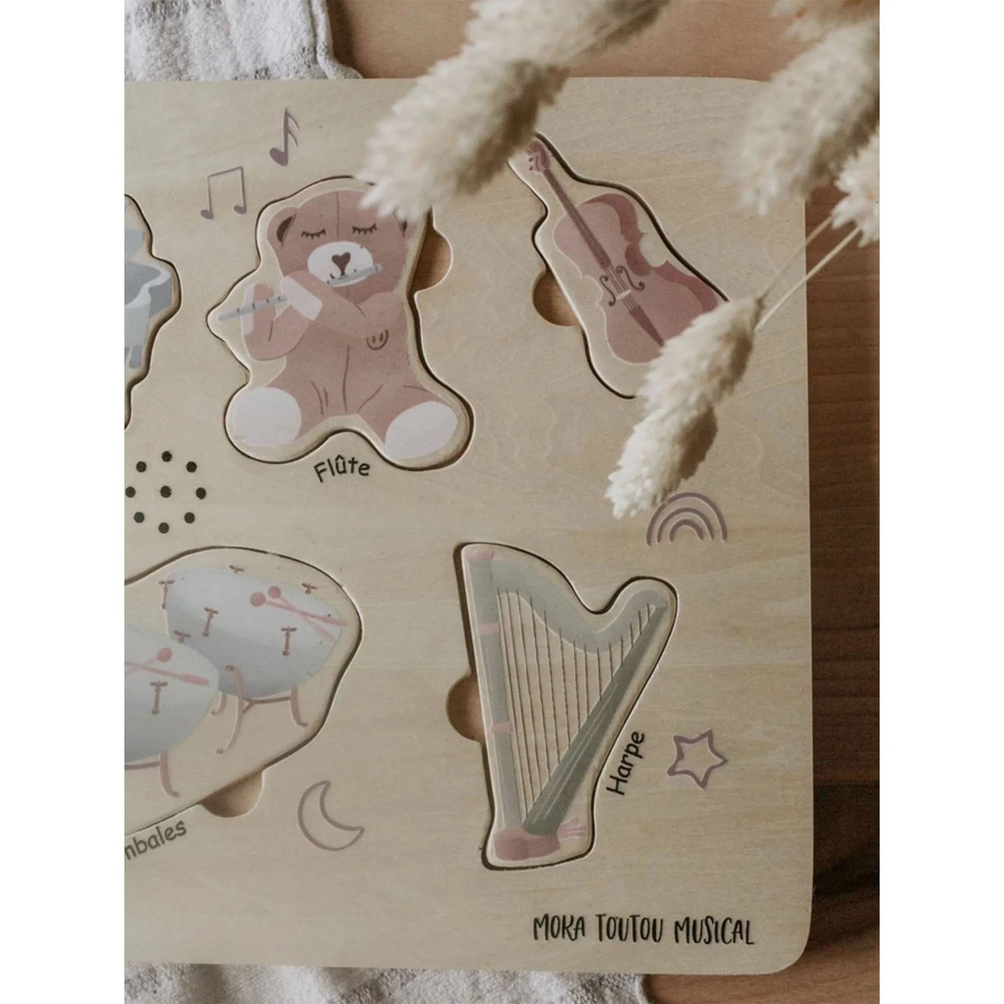 Moka Casse-Tête Musical en Bois - Moka