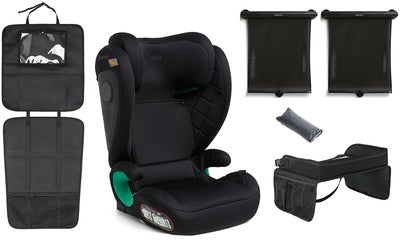 Beemoo Range i-Size Beltestol Inkl. Tilbehør, Black Stone