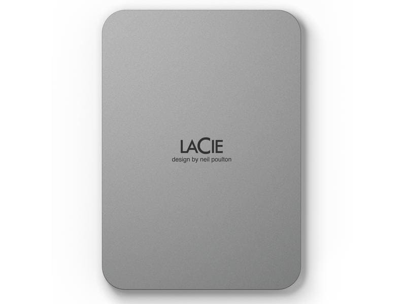 LaCie Externe Festplatte Mobile Drive (2022) 4 TB Externe tragbare Festplatte mit 4 TB Speicherkapazität
