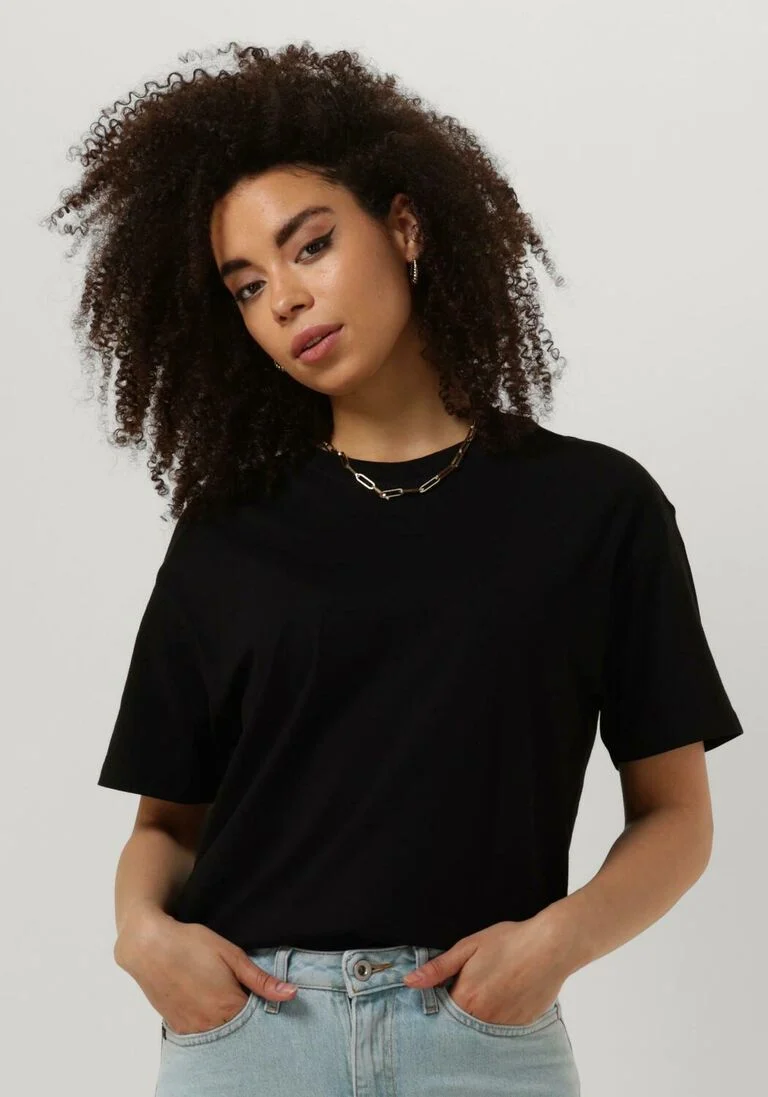 ENVII zwarte envii t-shirt enkulla ss tee solid