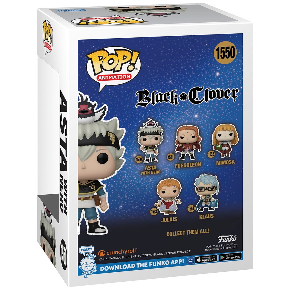 POP! Vinyl Black Clover 1550: Asta mit Nero