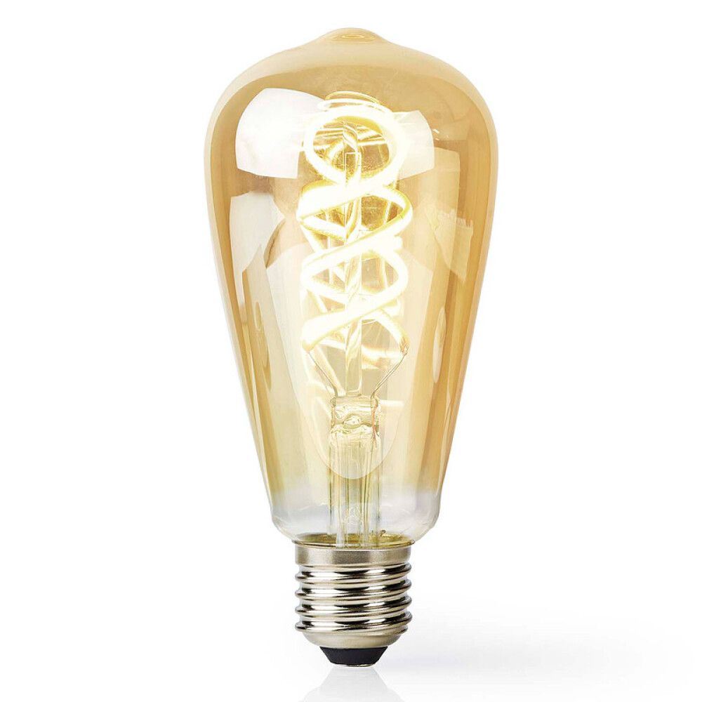 LYSPÆRENEDIS WIFI SMART LED VARM/KALD FILAMENT E27 DRÅPE