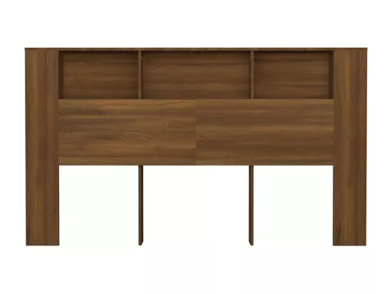 Armoire de tête de lit Chêne marron 180x18,5x104,5 cm