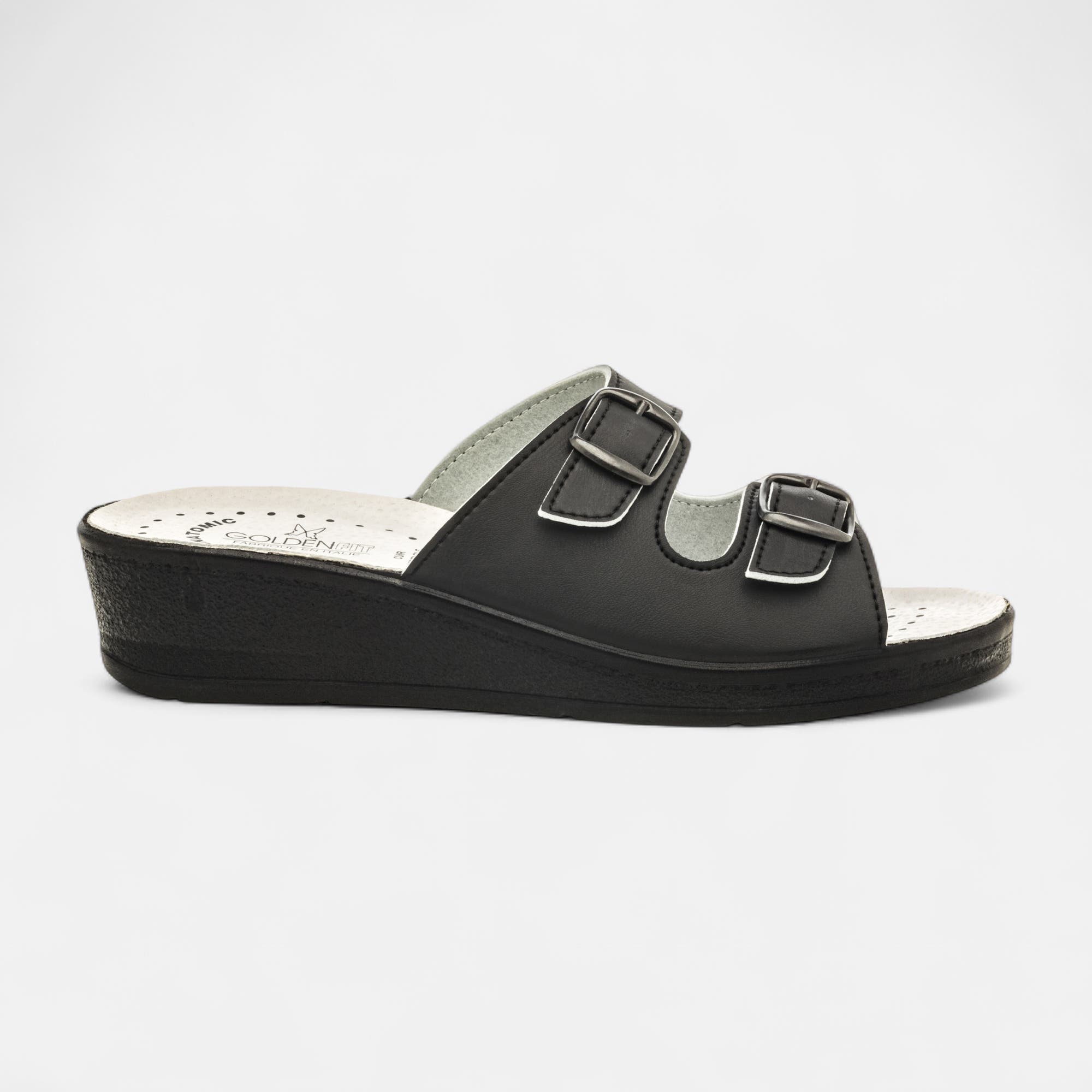 Nu-pieds confort Femme noir