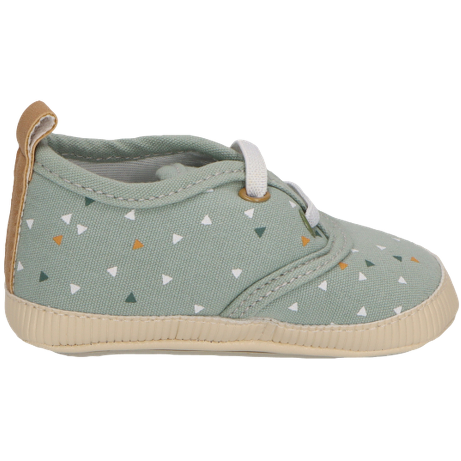 Sterntaler Babyschuh Muster steingrün