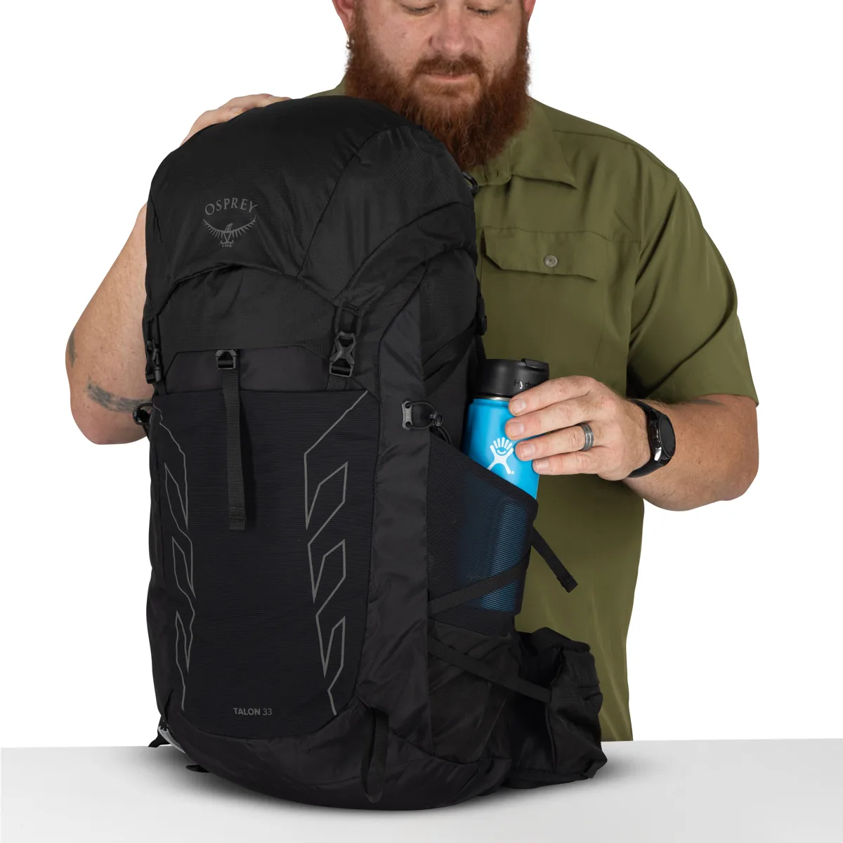Osprey Talon 33 Ef Black/coal Grey