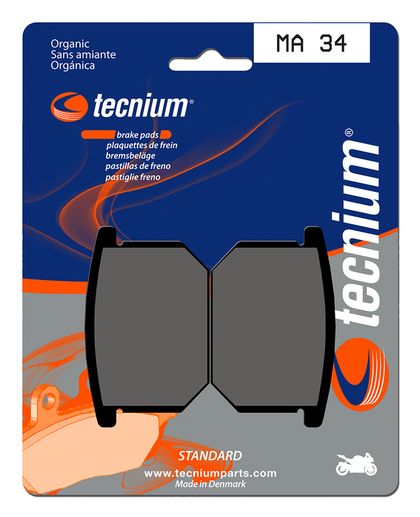 Plaquettes de freins Tecnium route organique - MA34
