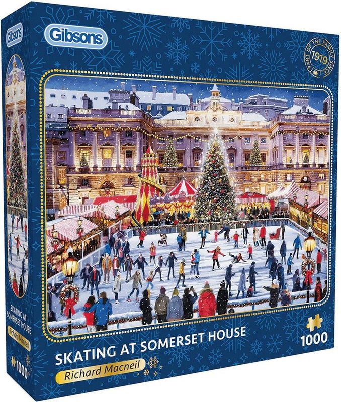 Legpuzzel - Skating at Somerset House - 1000 Stukjes - Richard Macneil