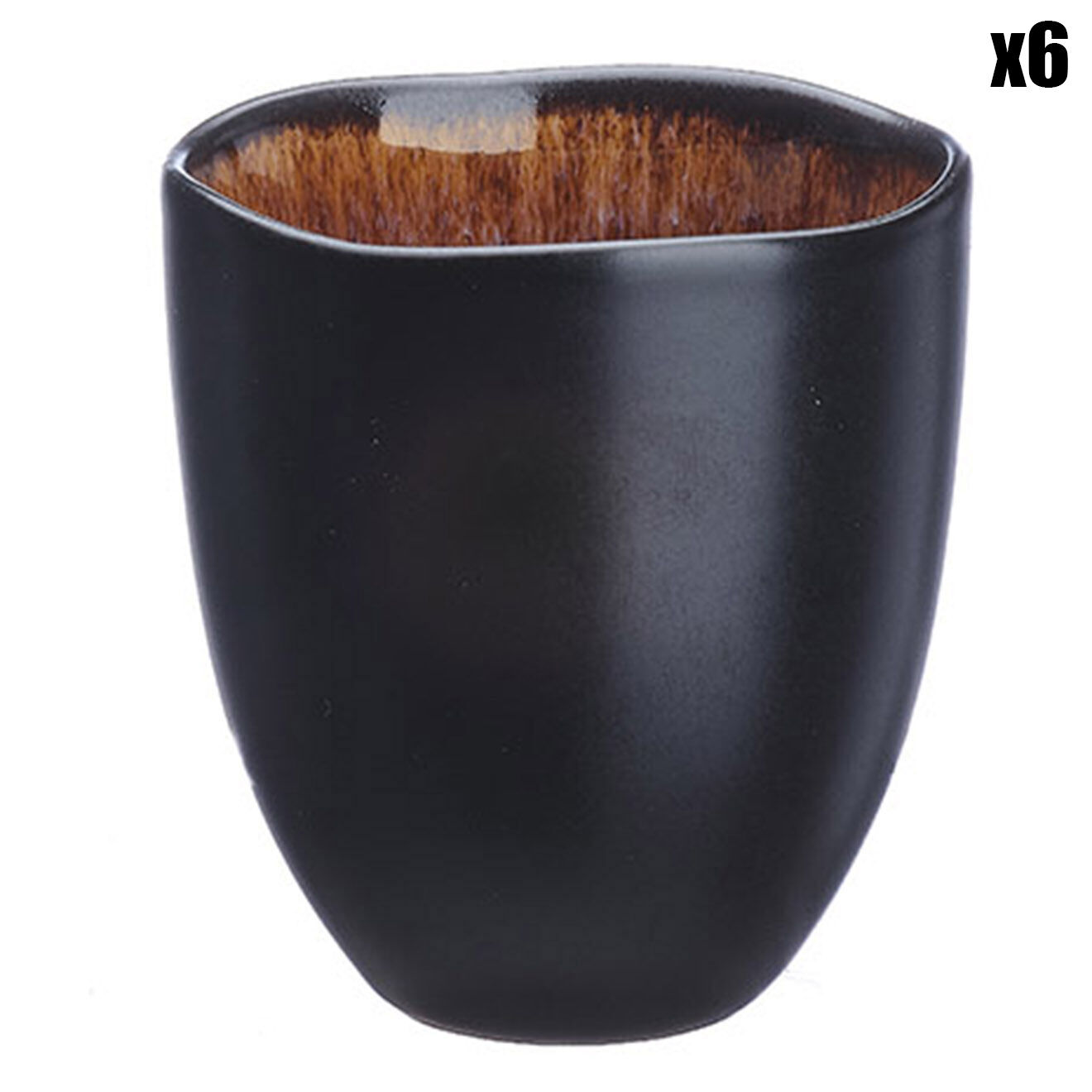 Bjorn 6 Tasses en Grès Iris beige/marron - 15 cl
