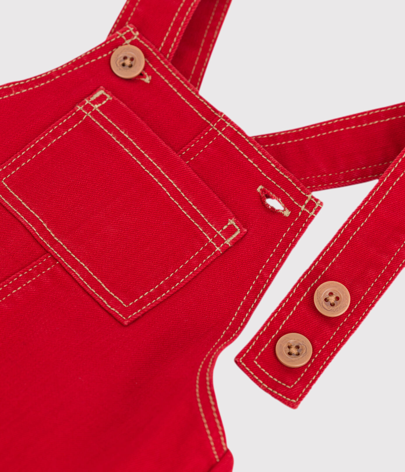 Salopette longue bébé en denim