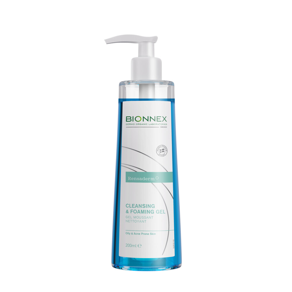 Bionnex Rendaderm Reinigende Foam Gel Voor Vettige en Acnegevoelige Huid200 ml