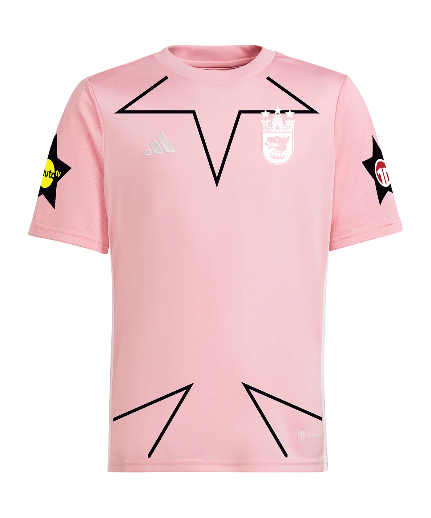 adidas Berlin Underdogs Trikot Away 2024 Kids Pink