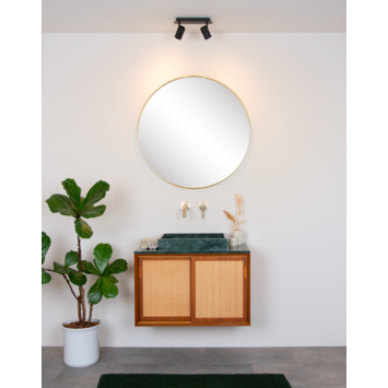 Lucide badkamer duospot Lennert IP44 zwart