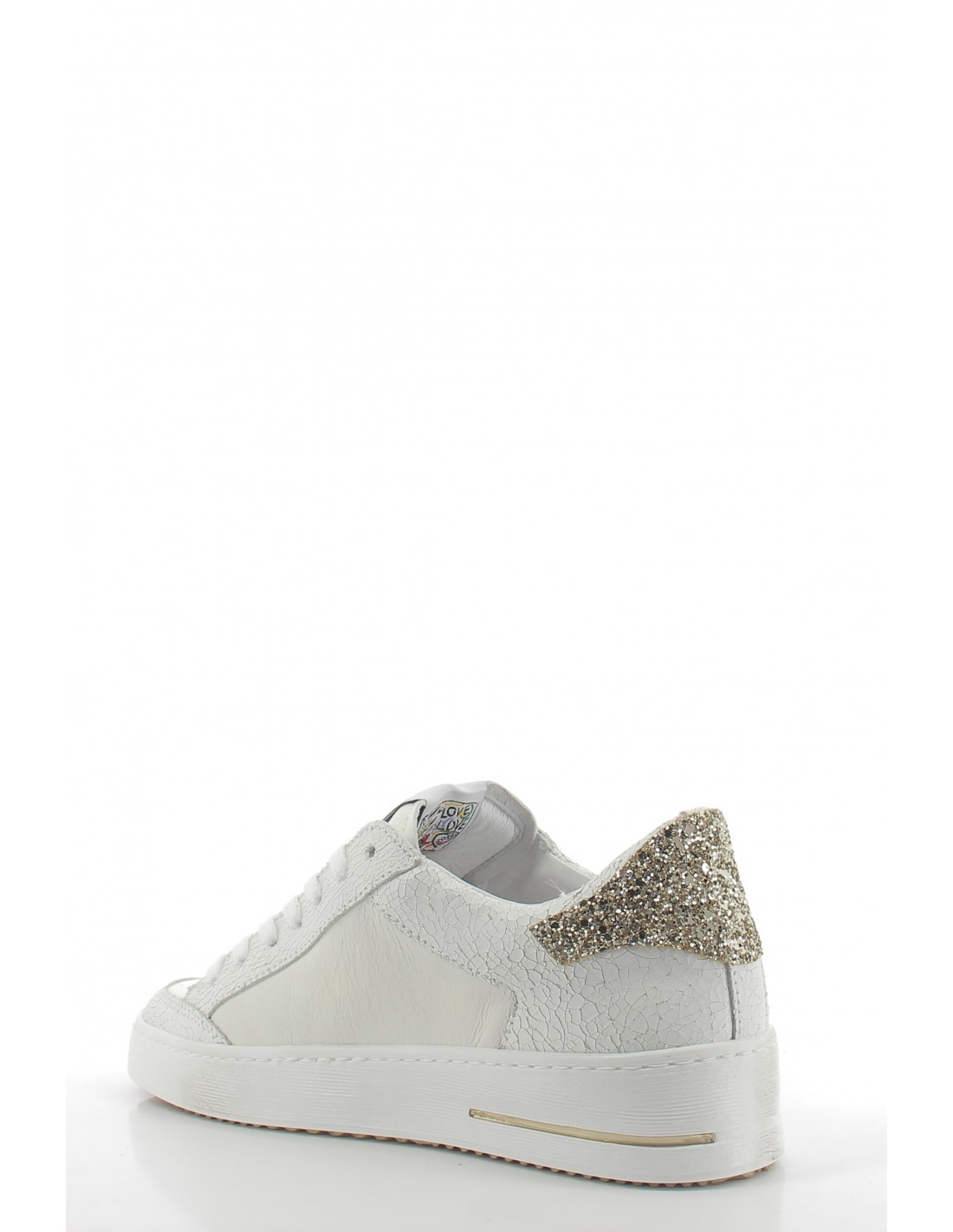 semerdjian Baskets de Ville Femme Noubar Blanc/Doré