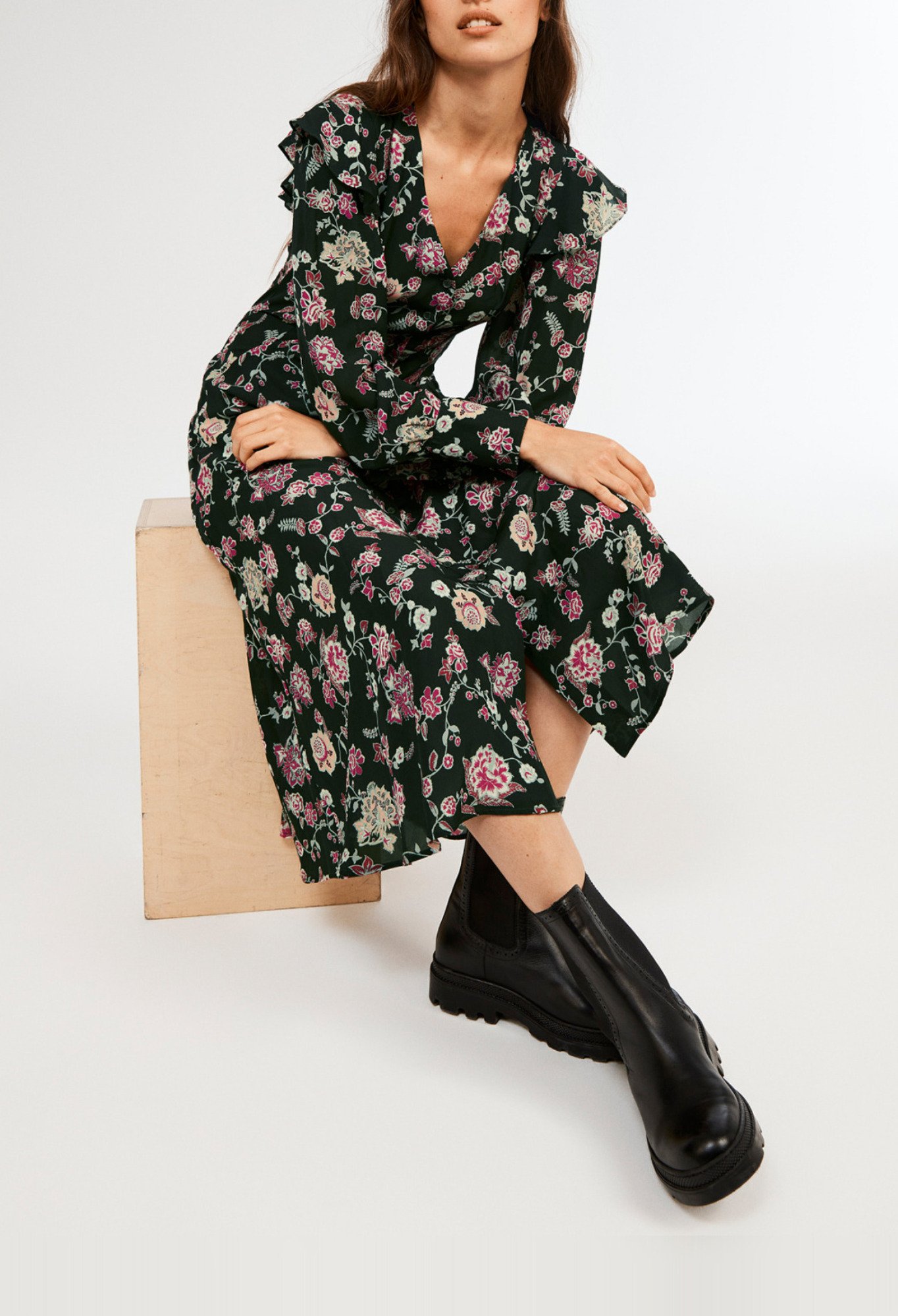 Robe &agrave; fleurs
