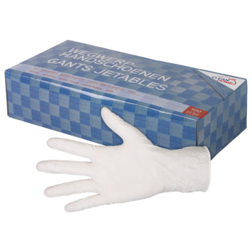 Wegwerphandschoenen 100 stuks latex