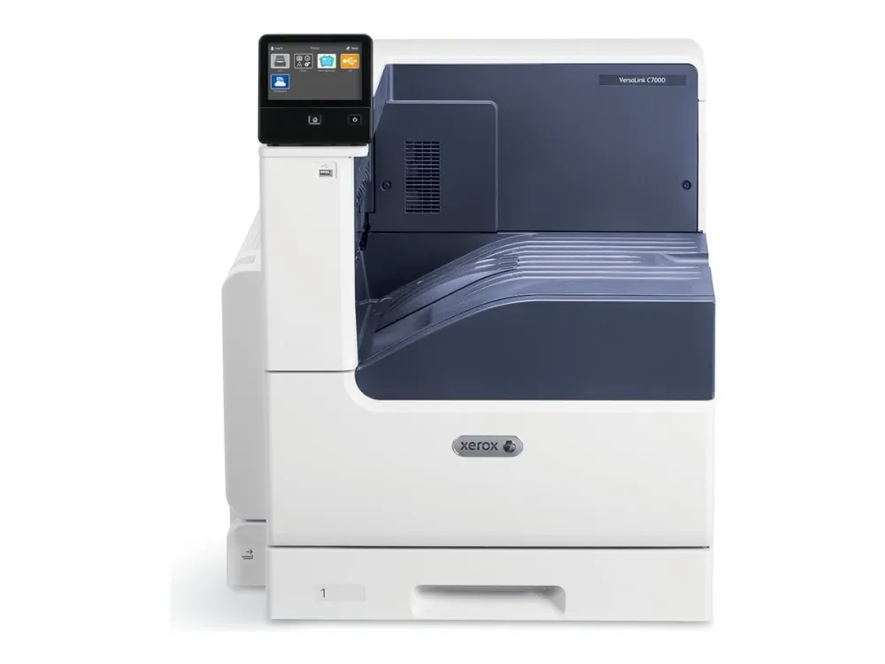 Xerox VersaLink C7000V/DN - Printer - farve - Duplex - laser - A3 - 1200 x 2400 dpi - op til 35 spm (mono) / op til 35 spm (farve) - kapacitet: 620 ark - Gigabit LAN, NFC, USB 3.0
