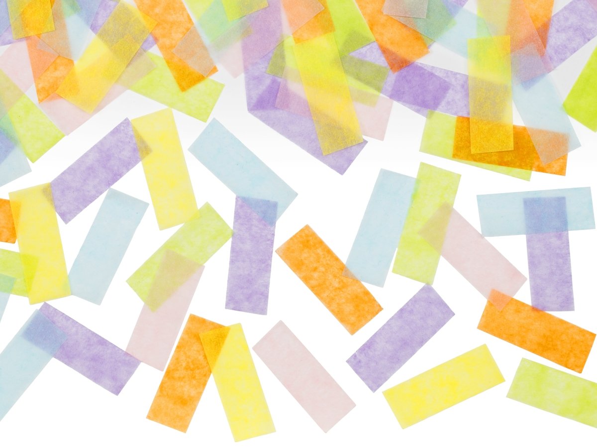 Gekleurde Confetti Kanon Pastel 20cm