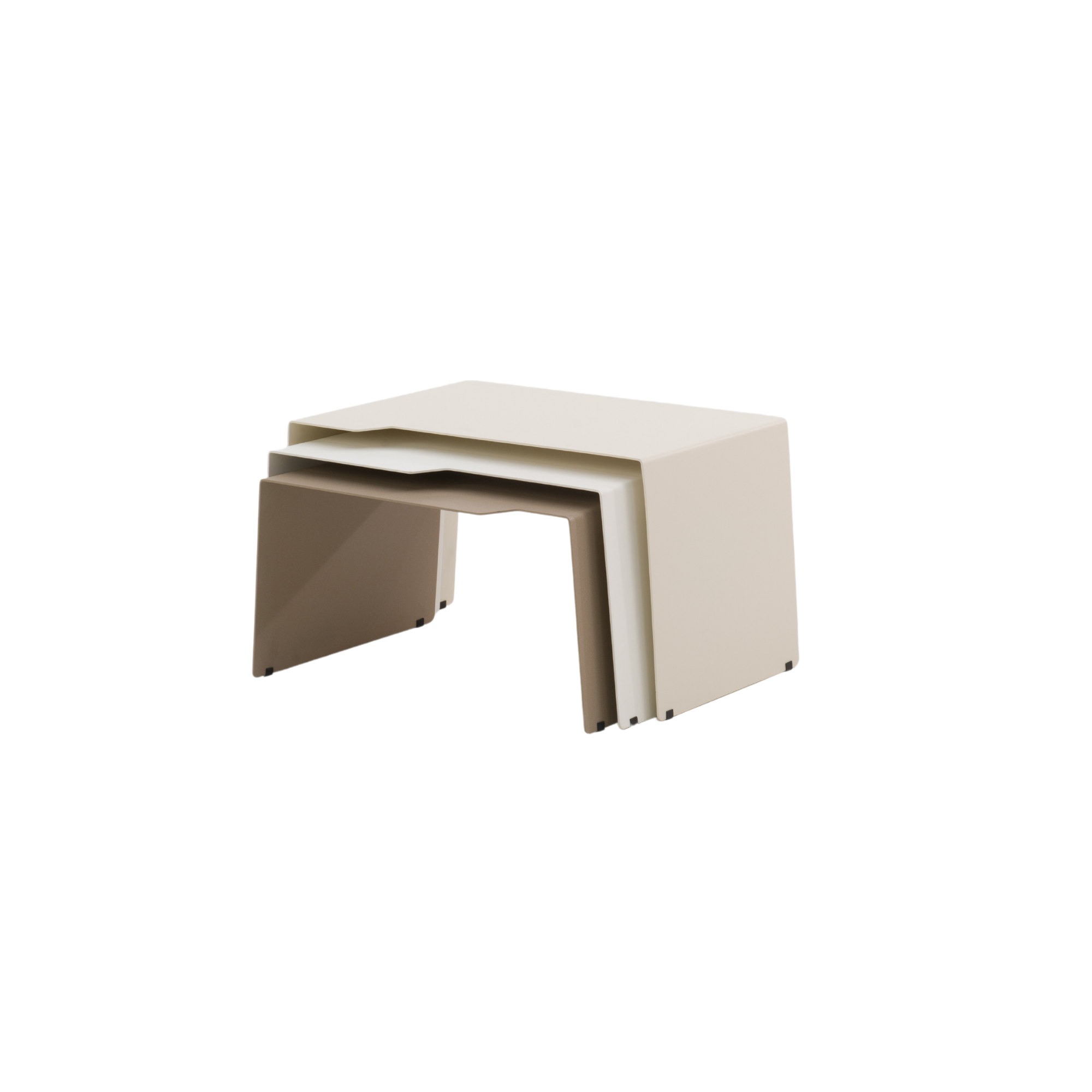 They & Me bijzettafel Tricolore - Beige