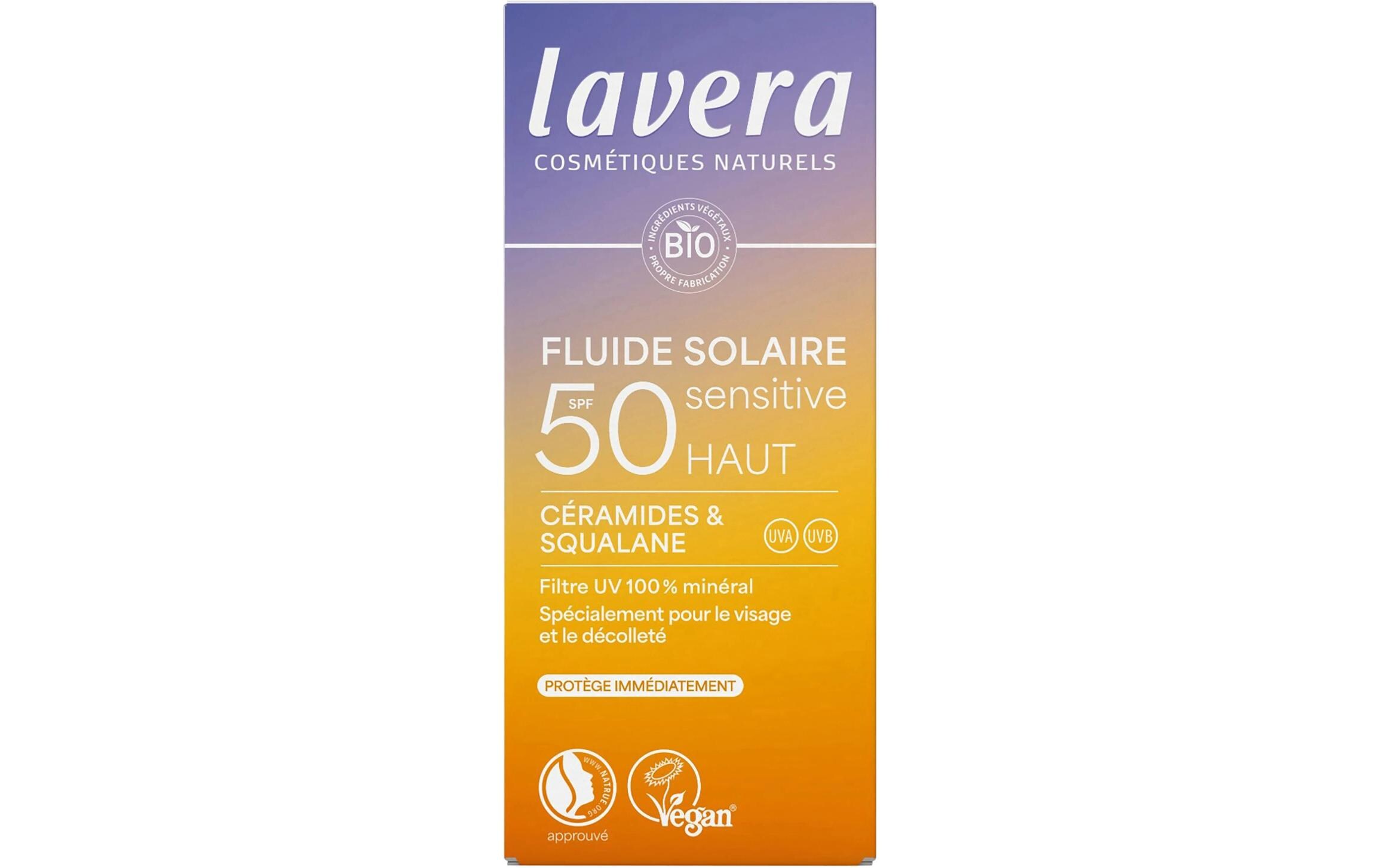 Sonnenfluid Sensitiv LSF 50 40 mlNatürlicher Sonnenschutz für Gesicht und Dekolleté