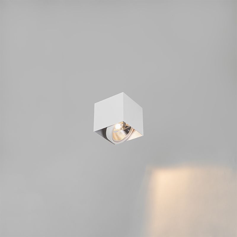 Design opbouwspot wit vierkant GU10 111mm - Box