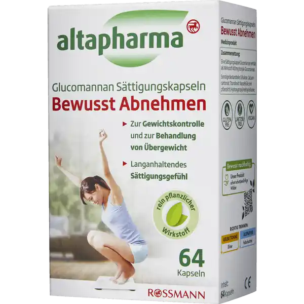 Glucomannan Sättigungskapseln Bewusst Abnehmen
